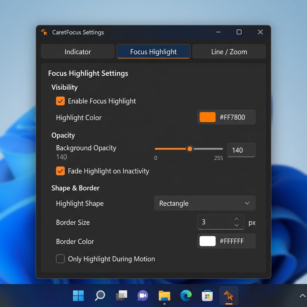 fjFlow Settings